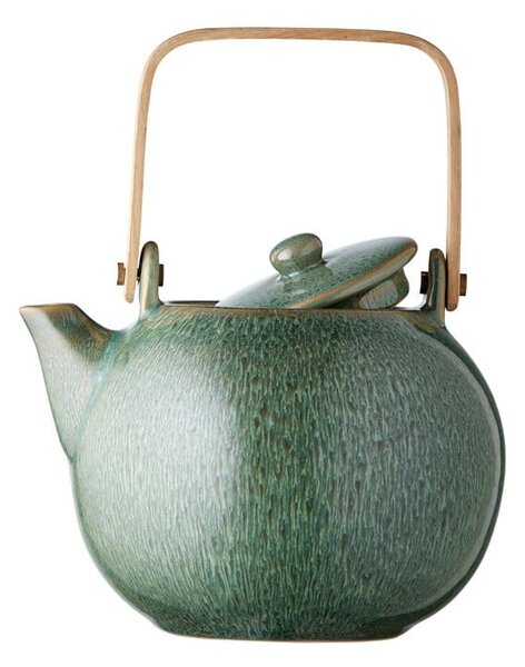 Zielony dzbanek do herbaty ceramiczny z sitkiem 1,2 l Gastro Green – Bitz
