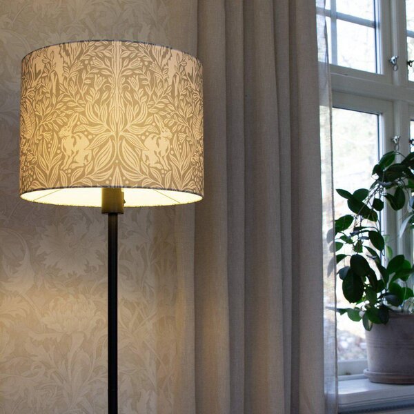 PR Home Lampa stojąca Amy, zielony, salon / jadalnia, tkanina / materiał / jedwab
