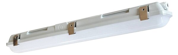 G & L Handels GmbH Oprawa LED odporna na wilgoć 661060, szara, długość 65,5 cm, IP65 661060, aluminiowy / szary / cynkowy, tworzywo sztuczne
