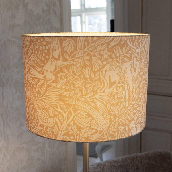 PR Home Lampa stojąca Amy, żółty / pomarańczowy, salon / jadalnia, tkanina / materiał / jedwab