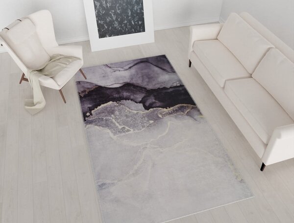 Szary dywan odpowiedni do prania 80x50 cm – Vitaus