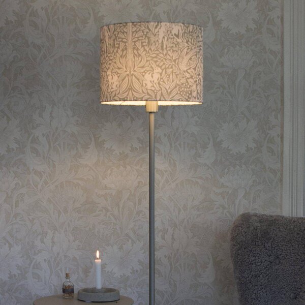 PR Home Lampa stojąca Amy, zielony, salon / jadalnia, tkanina / materiał / jedwab
