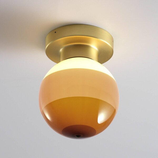 MARSET Kinkiet designerski Dipping Light A2, możliwość ściemniania, mosiężny / złoty, salon / jadalnia, metal, design