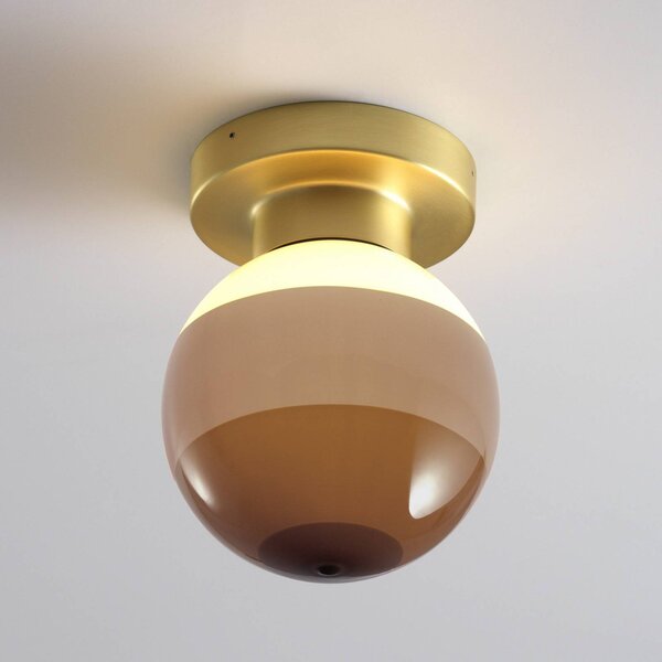 MARSET Kinkiet designerski Dipping Light A2, możliwość ściemniania, mosiężny / złoty, salon / jadalnia, metal, design