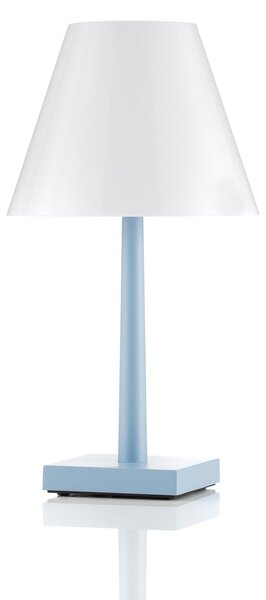 Lampa Stołowa Rotaliana, Dina+, ściemnialny, niebieski, salon, metal, design