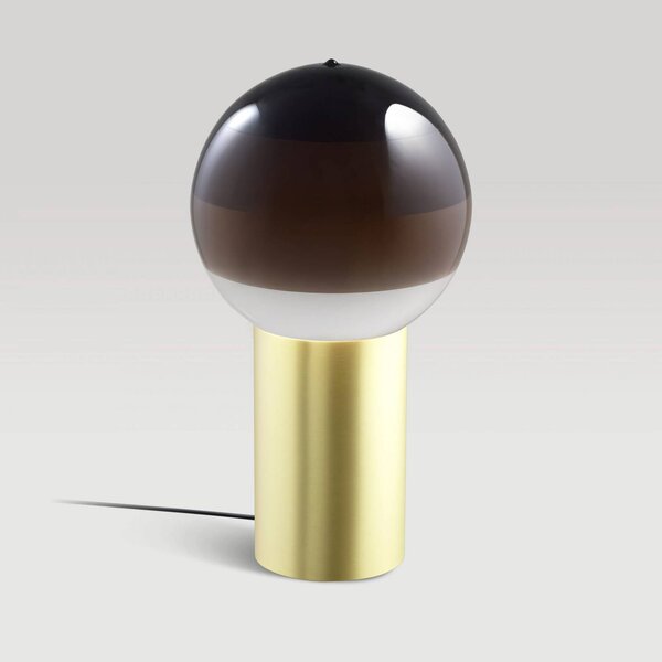 MARSET Lampa stołowa design Dipping Light, brązowy / rdzawy, salon / jadalnia, szkło, design