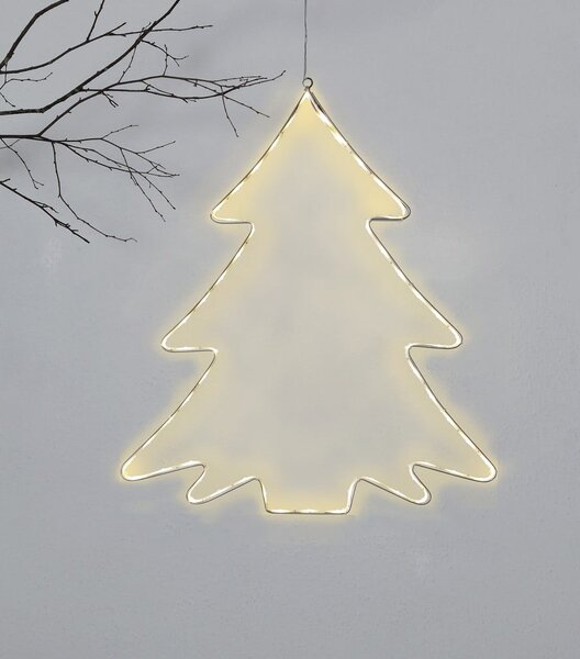 Wisząca dekoracja świetlna LED Star Trading Lumiwall Tree, wys. 50 cm