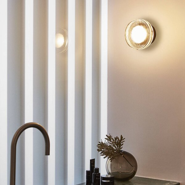 MARSET Kinkiet zewnętrzny LED Roc, możliwość ściemniania, czarny, aluminium, design