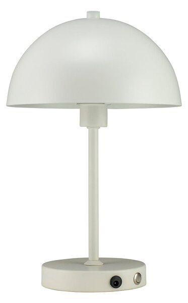 Lampa Stołowa Dyberg Larsen, Stockholm, ściemnialny, biały, salon, metal, skandynawski