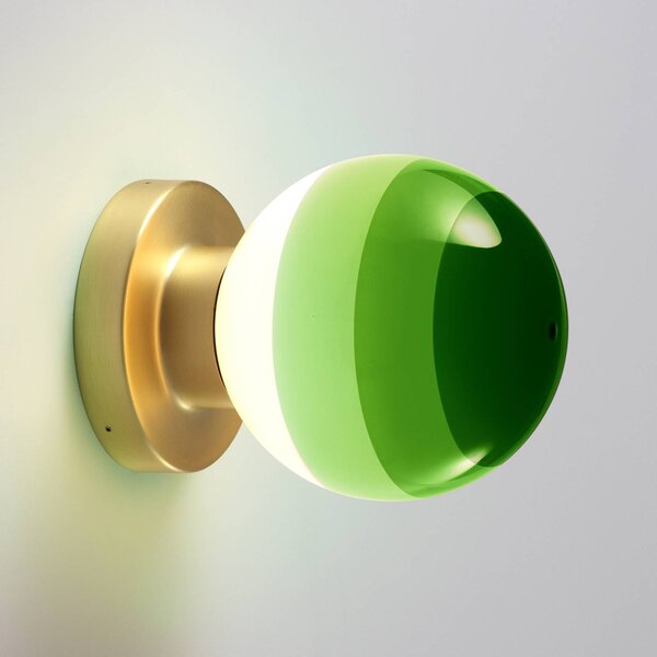 MARSET Kinkiet designerski Dipping Light A2, możliwość ściemniania, mosiężny / złoty, salon / jadalnia, metal, design