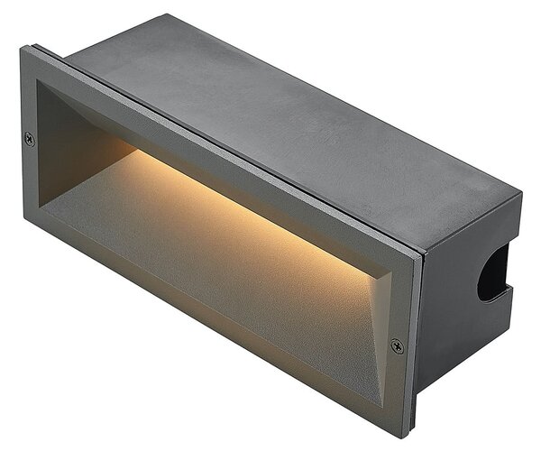 Zewnętrzna Lampa Lucande, Jaano, czarny, balkon, metal, nowoczesny