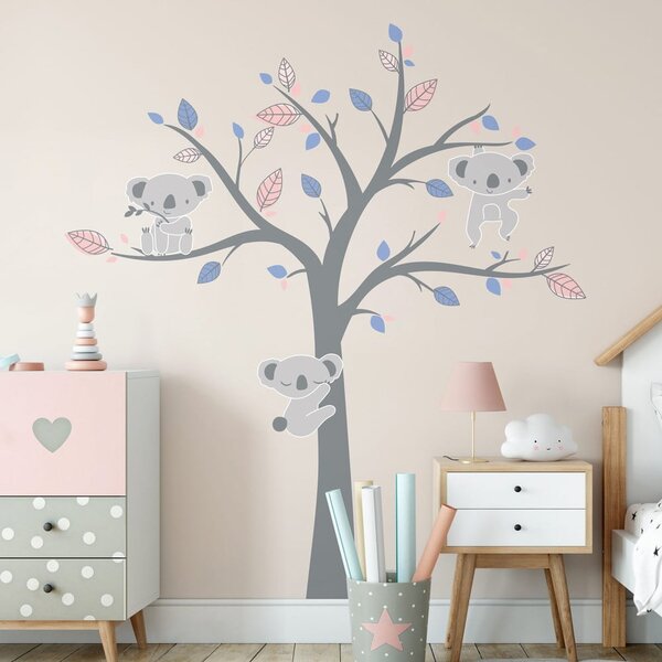 Dziecięce naklejki ścienne Ambiance Koala Sweet