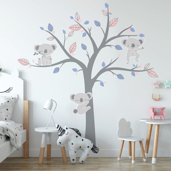 Dziecięce naklejki ścienne Ambiance Koala Sweet