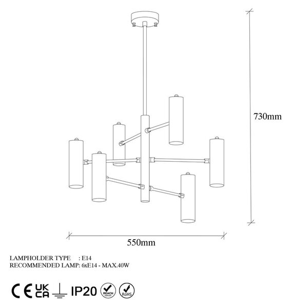 Lampa wisząca w kolorze złota z metalowym kloszem Gharib – Opviq lights