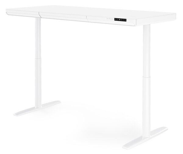 Biurko elektryczne z regulacją wysokości Ellis 160x70 cm, kolor biały