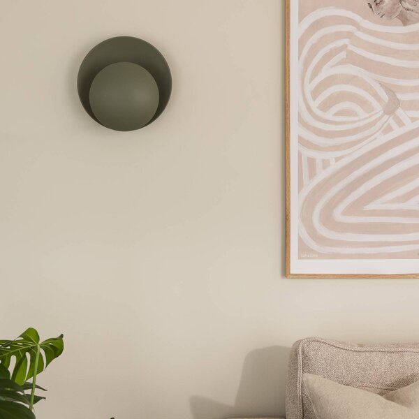 Globen Lighting Kinkiet ORBIT, zielony, salon / jadalnia, metal, nowoczesny