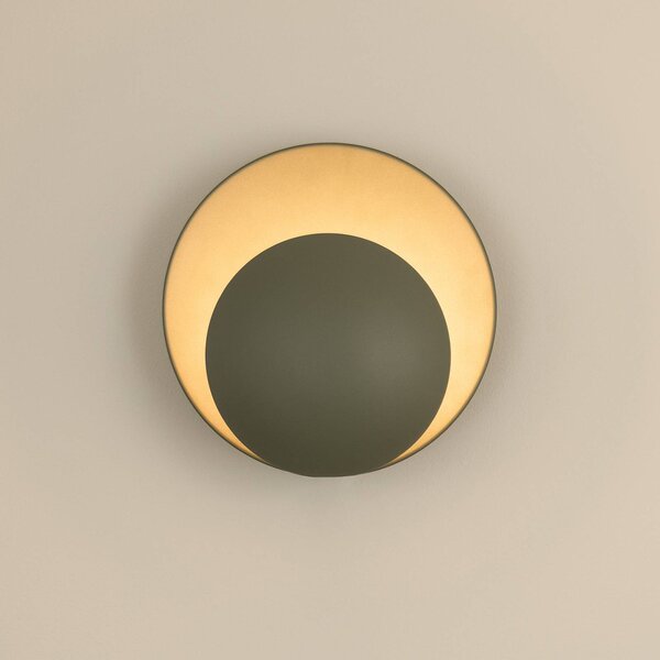 Globen Lighting Kinkiet ORBIT, zielony, salon / jadalnia, metal, nowoczesny