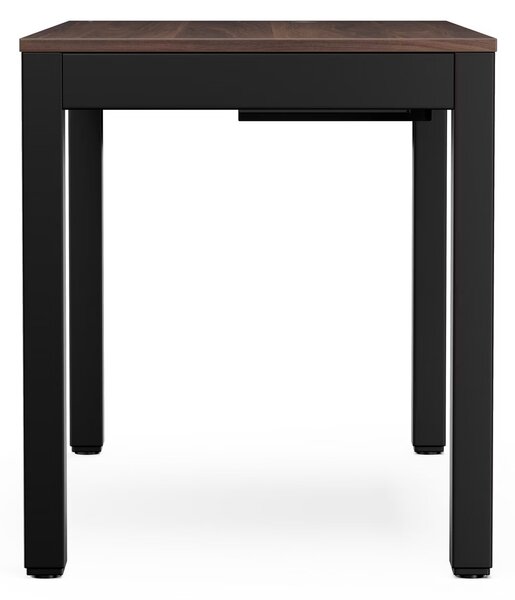 Biurko elektryczne regulowane Evan 120x63 cm, orzech/czarny