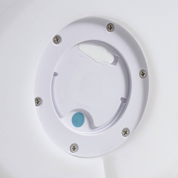 Lampa tarasowa LED Lucande Soriel, biała, 72 cm, stepdim, IP54 Soriel Lucande, możliwość ściemniania, biały / opal, tworzywo sztuczne, nowoczesny