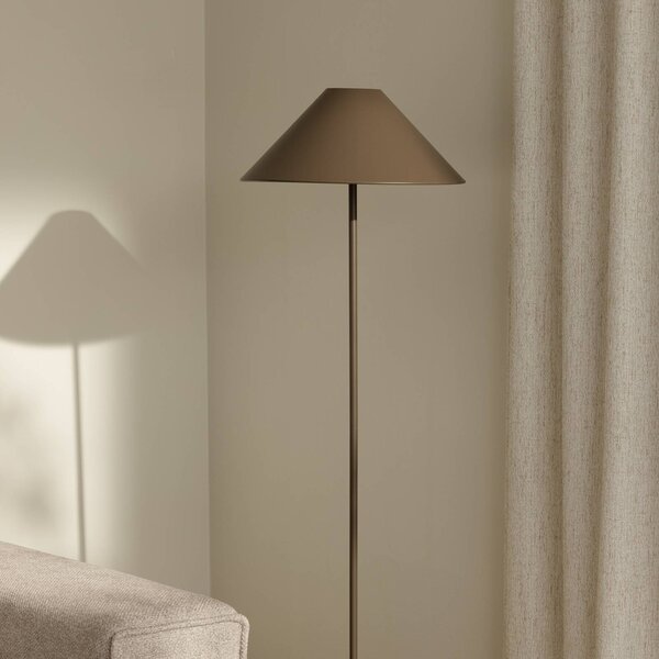 Globen Lighting Lampa stojąca Cannes, brązowy / rdzawy, salon / jadalnia, metal, skandynawski