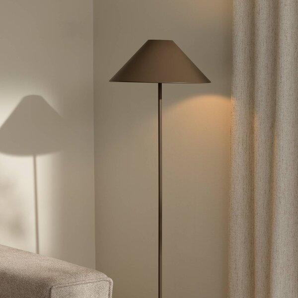 Globen Lighting Lampa stojąca Cannes, brązowy / rdzawy, salon / jadalnia, metal, skandynawski