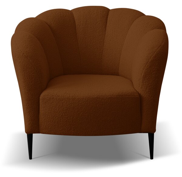 Fotel MARONTI boucle miedziany