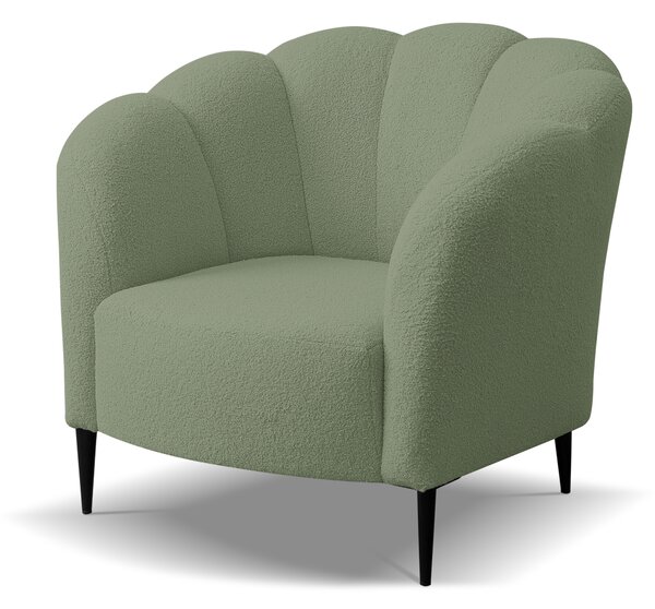 Fotel MARONTI boucle zielony