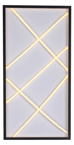 JUST LIGHT. GmbH Lampa sufitowa LED Mikado, możliwość ściemniania, czarny, salon / jadalnia, metal, nowoczesny