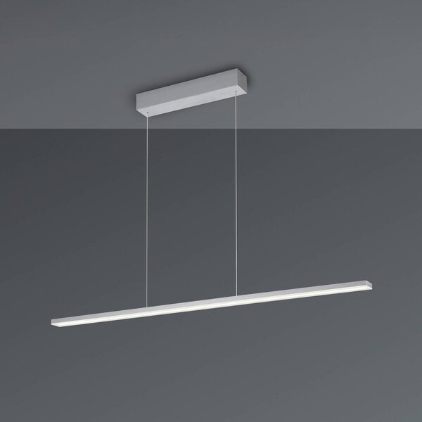 BOPP Lampa wisząca Baseline 2.0, możliwość ściemniania, aluminiowy / szary / cynkowy, salon / jadalnia, aluminium, nowoczesny