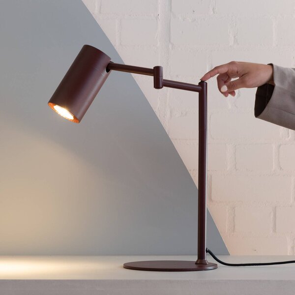IT´S ABOUT ROMI Lampa stołowa Bilbao, czerwony, salon / jadalnia, metal, nowoczesny