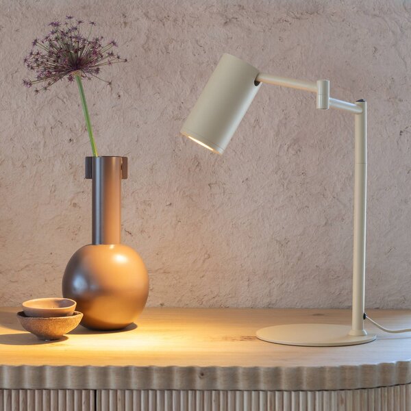 IT´S ABOUT ROMI Lampa stołowa Bilbao, kremowy / amber, salon / jadalnia, metal, nowoczesny