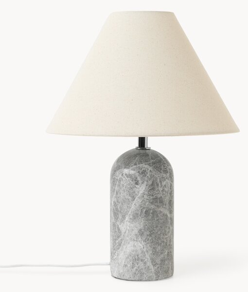 Lampa stołowa z marmurową podstawą Gia