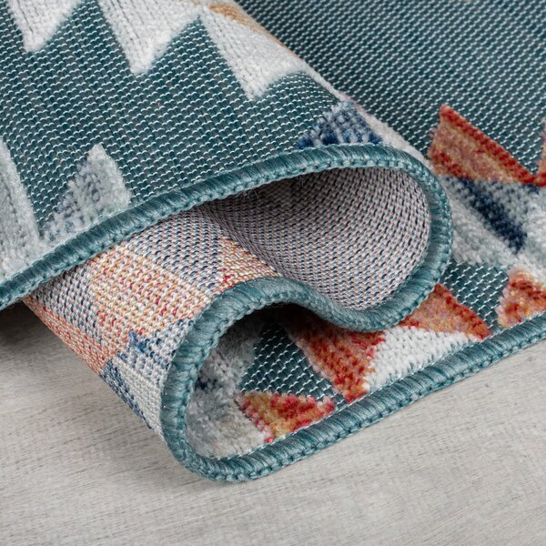 Niebieski dywan odpowiedni na zewnątrz 160x230 cm Avery Blue – Flair Rugs