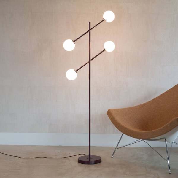IT´S ABOUT ROMI Lampa stojąca Copenhagen, możliwość ściemniania, czerwony, salon / jadalnia, nowoczesny