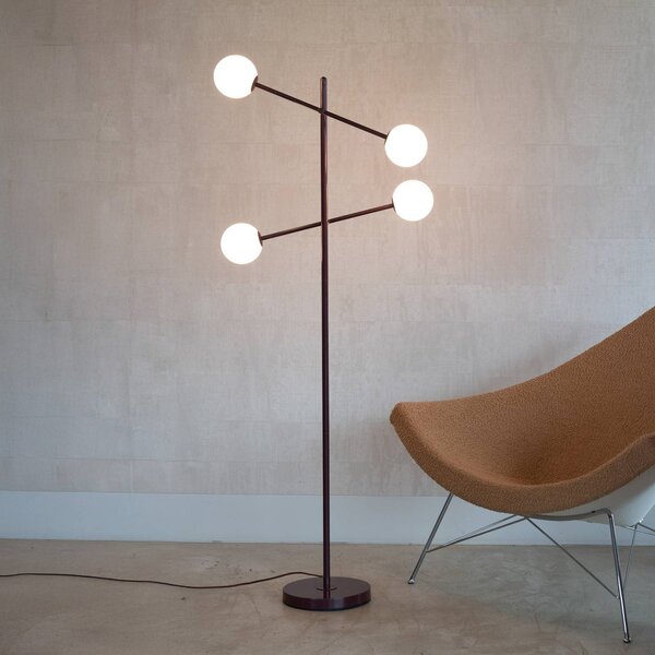 IT´S ABOUT ROMI Lampa stojąca Copenhagen, możliwość ściemniania, czerwony, salon / jadalnia, nowoczesny