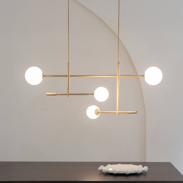 IT´S ABOUT ROMI Lampa wisząca Copenhagen, kremowy / amber, salon / jadalnia, metal