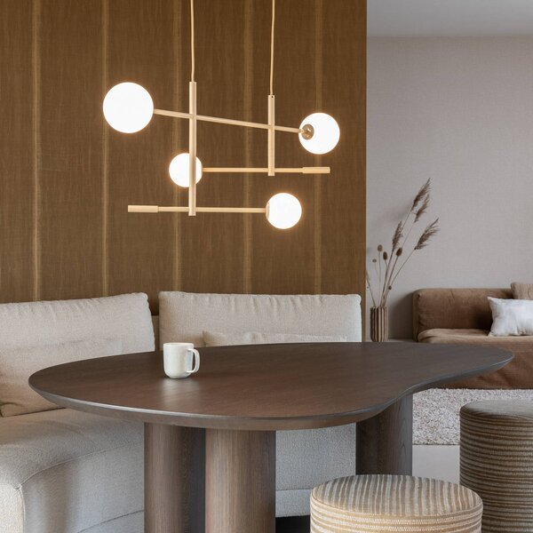 IT´S ABOUT ROMI Lampa wisząca Copenhagen, kremowy / amber, salon / jadalnia, metal