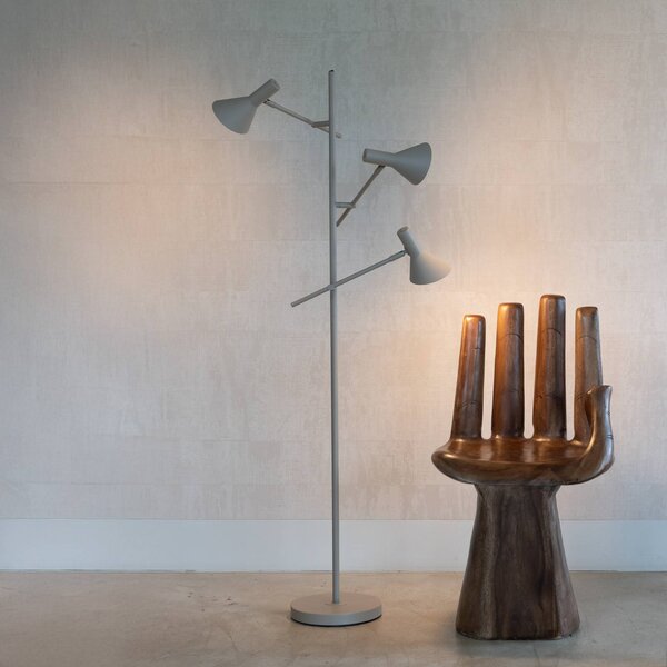 IT´S ABOUT ROMI Lampa stojąca Izmir, kremowy / amber, salon / jadalnia, metal, nowoczesny