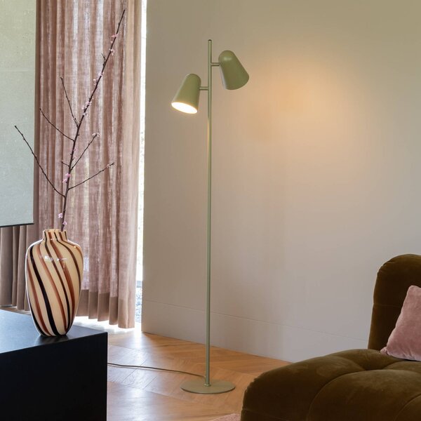 IT´S ABOUT ROMI Lampa stojąca Salamanca, zielony, salon / jadalnia, metal, nowoczesny