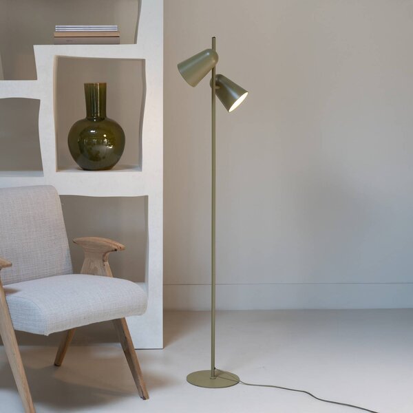 IT´S ABOUT ROMI Lampa stojąca Salamanca, zielony, salon / jadalnia, metal, nowoczesny