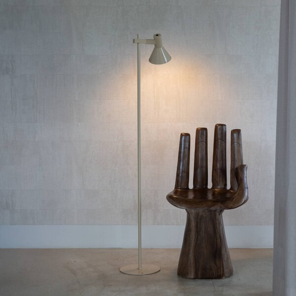 IT´S ABOUT ROMI Lampa stojąca Stavanger, kremowy / amber, salon / jadalnia, metal, skandynawski