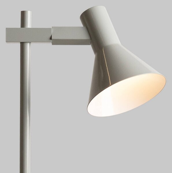 IT´S ABOUT ROMI Lampa stołowa Stavanger, aluminiowy / szary / cynkowy, biuro, metal, skandynawski