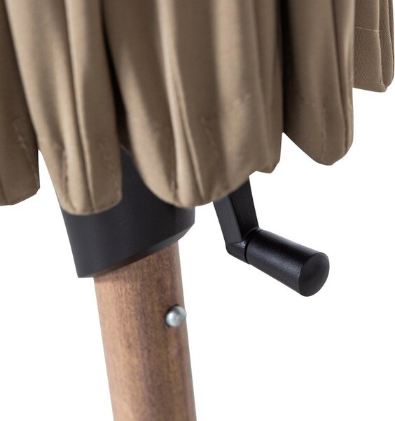 Zielono-beżowy parasol ogrodowy ø 280 cm Monica – WOOOD