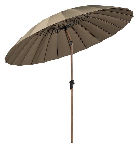 Zielono-beżowy parasol ogrodowy ø 280 cm Monica – WOOOD