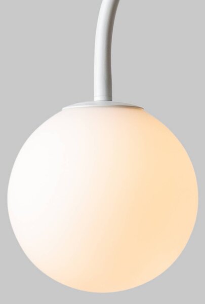 IT´S ABOUT ROMI Lampa łukowa - lampa stojąca Tivoli, biały / opal, salon / jadalnia, kamień, nowoczesny
