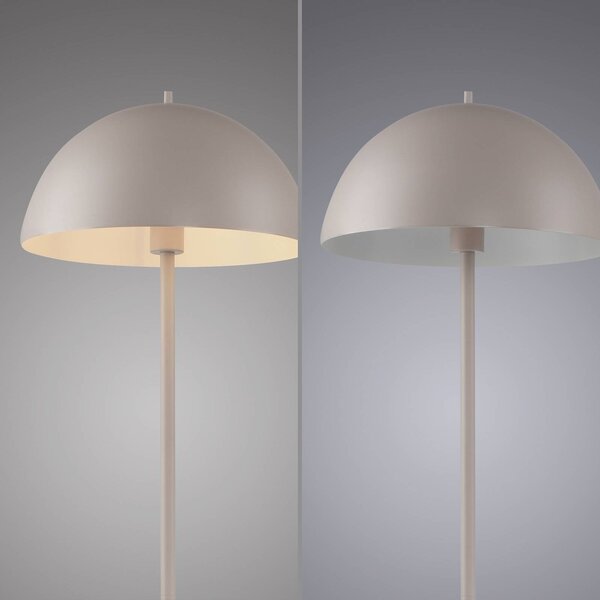 Schöner Wohnen Lampa stojąca Ali, kremowy / amber, salon / jadalnia, metal, skandynawski