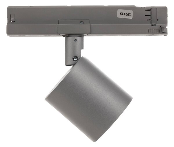 Ivela Reflektor szynowy LED Perfetto Puro, 3-fazowy srebrny 930 Puro, aluminiowy / szary / cynkowy, przedpokój, aluminium, nowoczesny