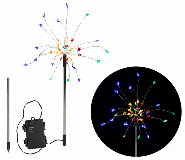 Lampki LED STARRY SKY 40 LED 80x30 cm, kolorowe