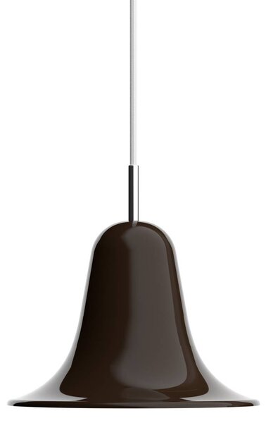 Verpan Lampa wisząca designerska Pantop, możliwość ściemniania, brązowy / rdzawy, salon / jadalnia, metal, design