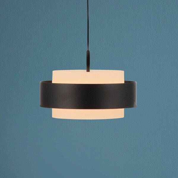 Schöner Wohnen Lampa wisząca Elmo, możliwość ściemniania, czarny, salon / jadalnia, metal, nowoczesny